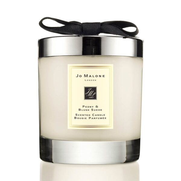 Peony and Blush Suede Home Candle 200gr