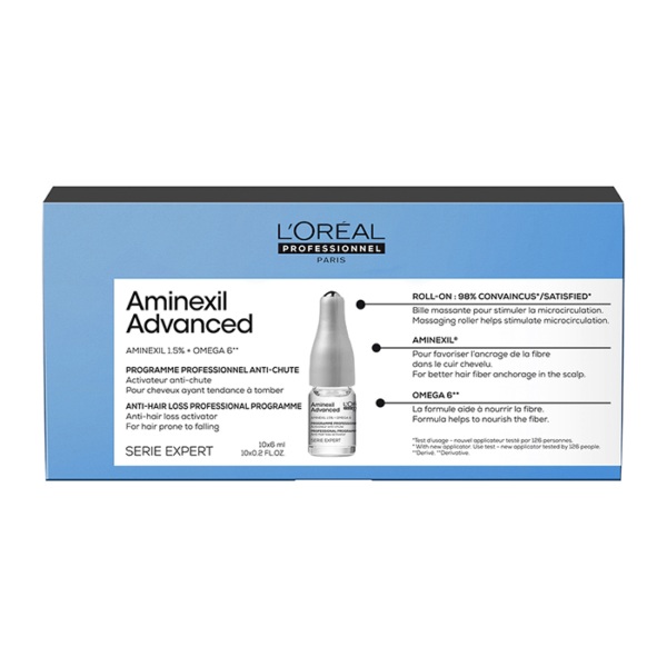 LOreal Professionnel Serie Expert Aminexil Advanced Αμπούλες Για Αραιωμένα Μαλλιά 42*6ml