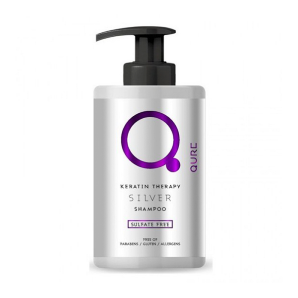 Qure Keratin Therapy Silver Shampoo 300ml