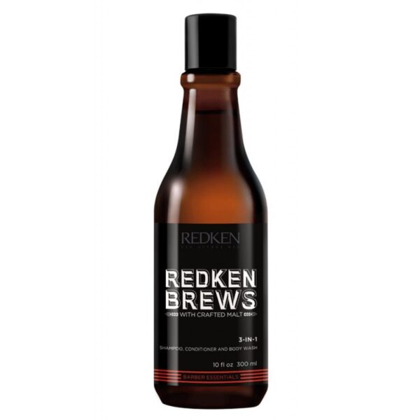 Redken Brews Σαμπουάν, Conditioner &amp; Aφρόλουτρο 300ml