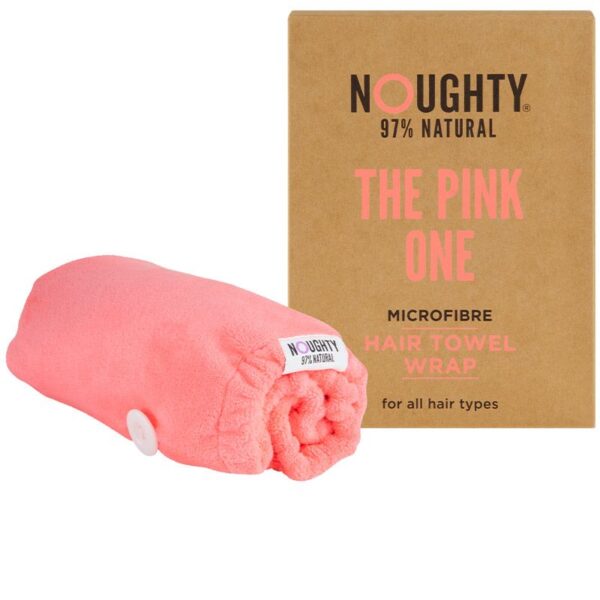 Noughty Microfibre Hair Towel Wrap - The Pink One