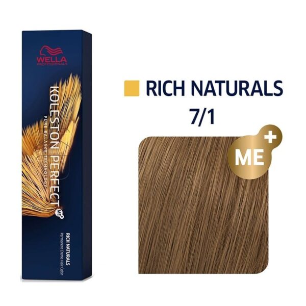 Wella Professionals Koleston Perfect Me+ Rich Naturals 7/1 - Ξανθό Σαντρέ (60ml)