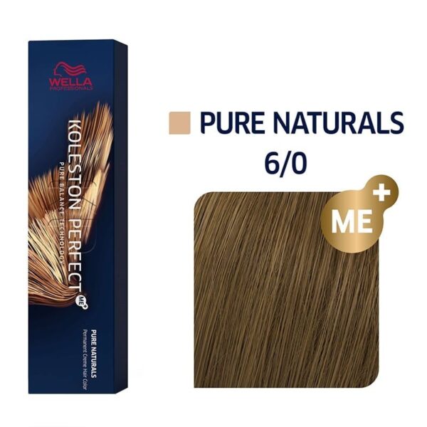 Wella Professionals Koleston Perfect Me+ Pure Naturals 6/0 - Ξανθό Σκούρο (60ml)