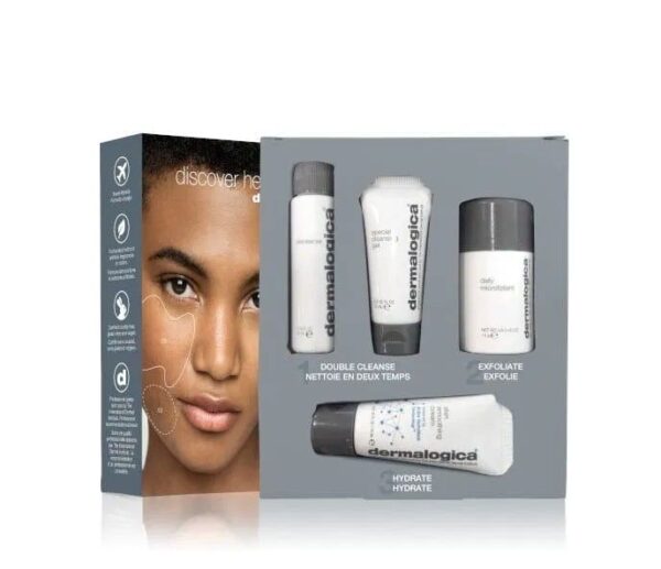 Dermalogica Discover Healthy Skin Kit (Precleanse 30ml, Special Cleansing Gel 15ml, Daily Microfoliant 13gr & Skin Smoothing Cream 15ml)