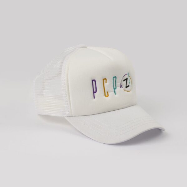 PCP Λευκό με Παστέλ Λογότυπο Unisex Baseball Hat - Zizel Beauty Shop 10-Years Anniversary Edition 2025