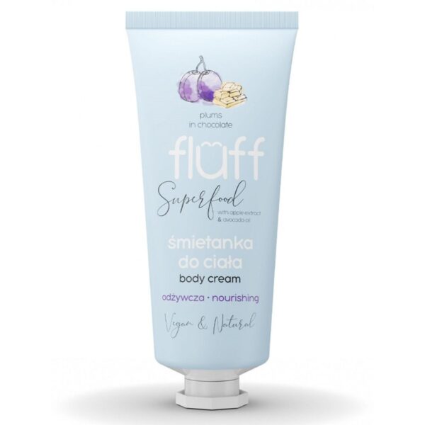 Fluff Superfood Plums in Chocolate Body Cream Nourishing (150ml)