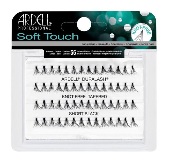 Ardell Professional Soft Touch Duralash Knot-Free Tapered Short Black (56pcs)