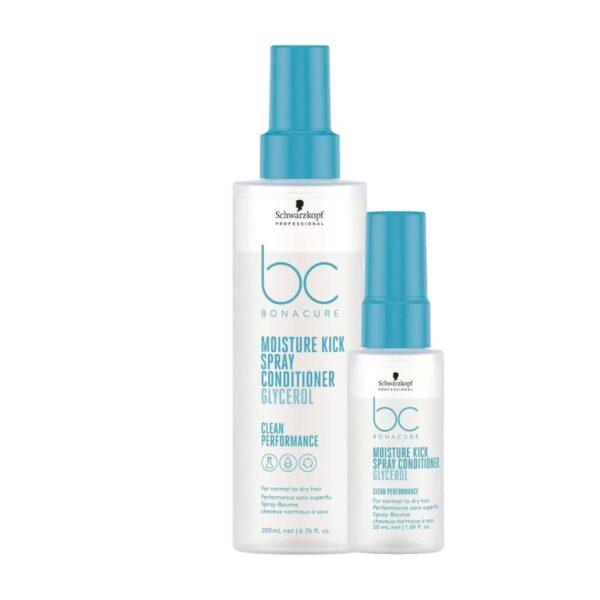 Schwarzkopf Professional BC Bonacure Moisture Kick Spray Conditioner Glycerol (200ml) & Δώρο Travel Size (50ml)