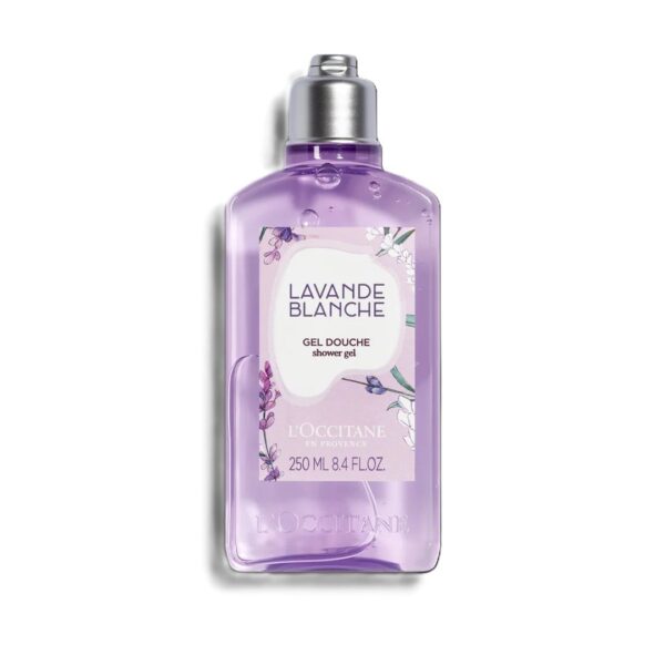 L'Occitane En Provence White Lavender Shower Gel (250ml)